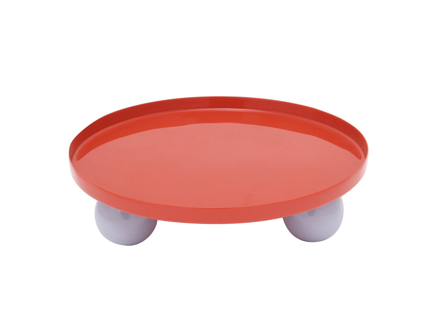 present time - Tray Double Funky Round Large