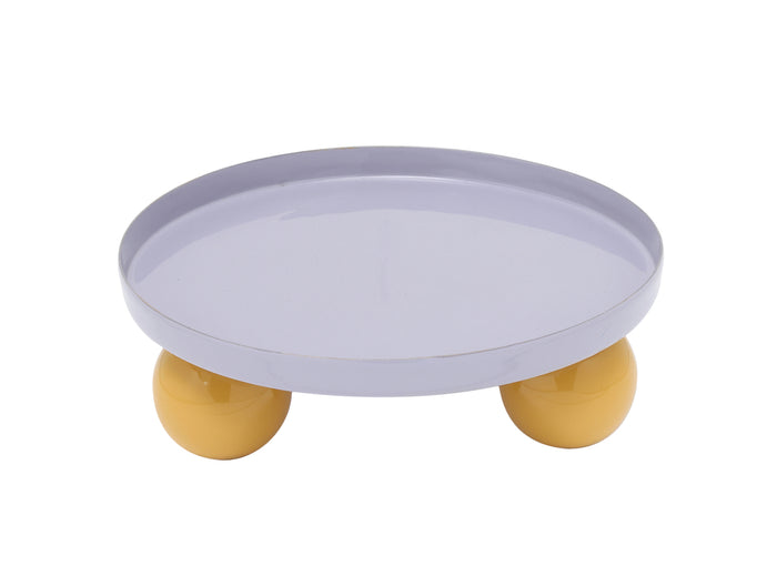 present time - Tray Double Funky Round