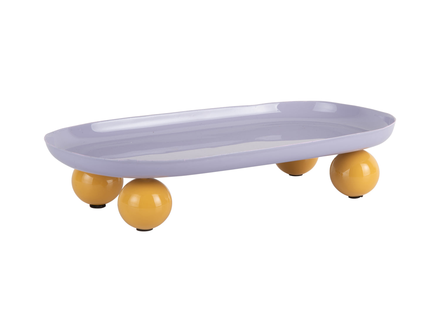 present time - Tray Double Funky Oval Large