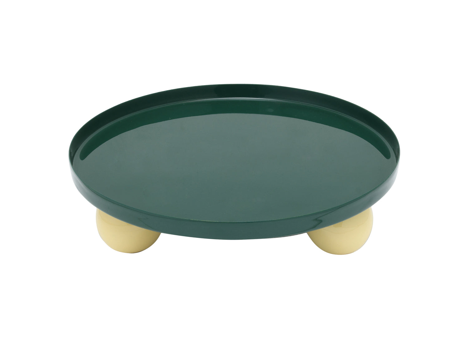 present time - Tray Double Funky Round Large