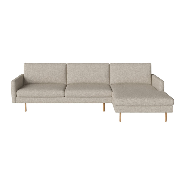 Bolia Scandinavia Remix Hoekbank met Chaise Longue Rechts - Dark Beige