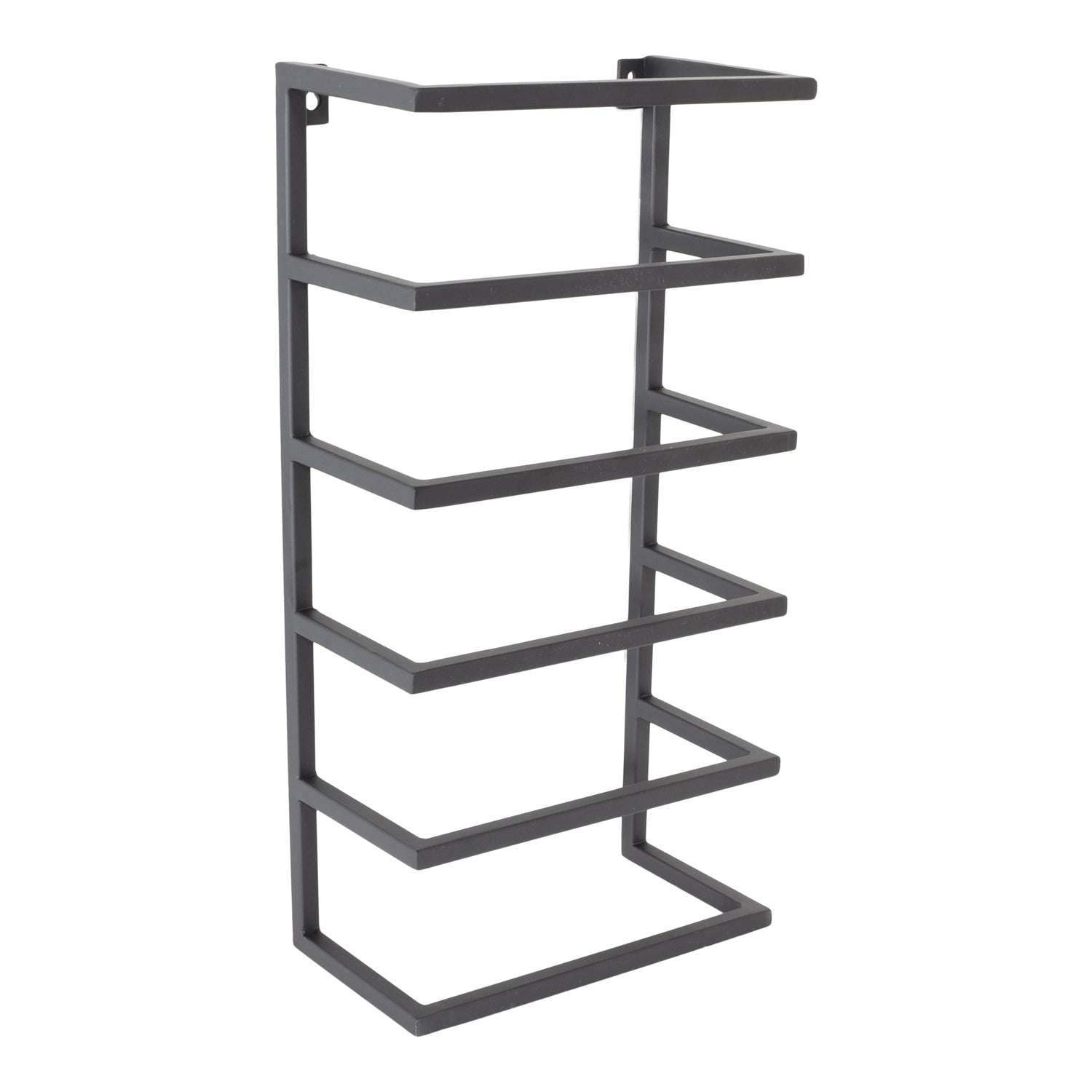 LOFT42 Kick Wandhanddoekenhouder 5 laags - Zwart - Metaal