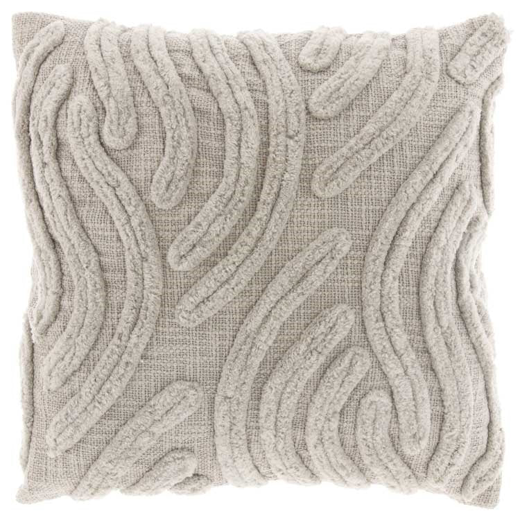 Unique Living - Kussen Paros - 45x45cm - Chateau Grijs