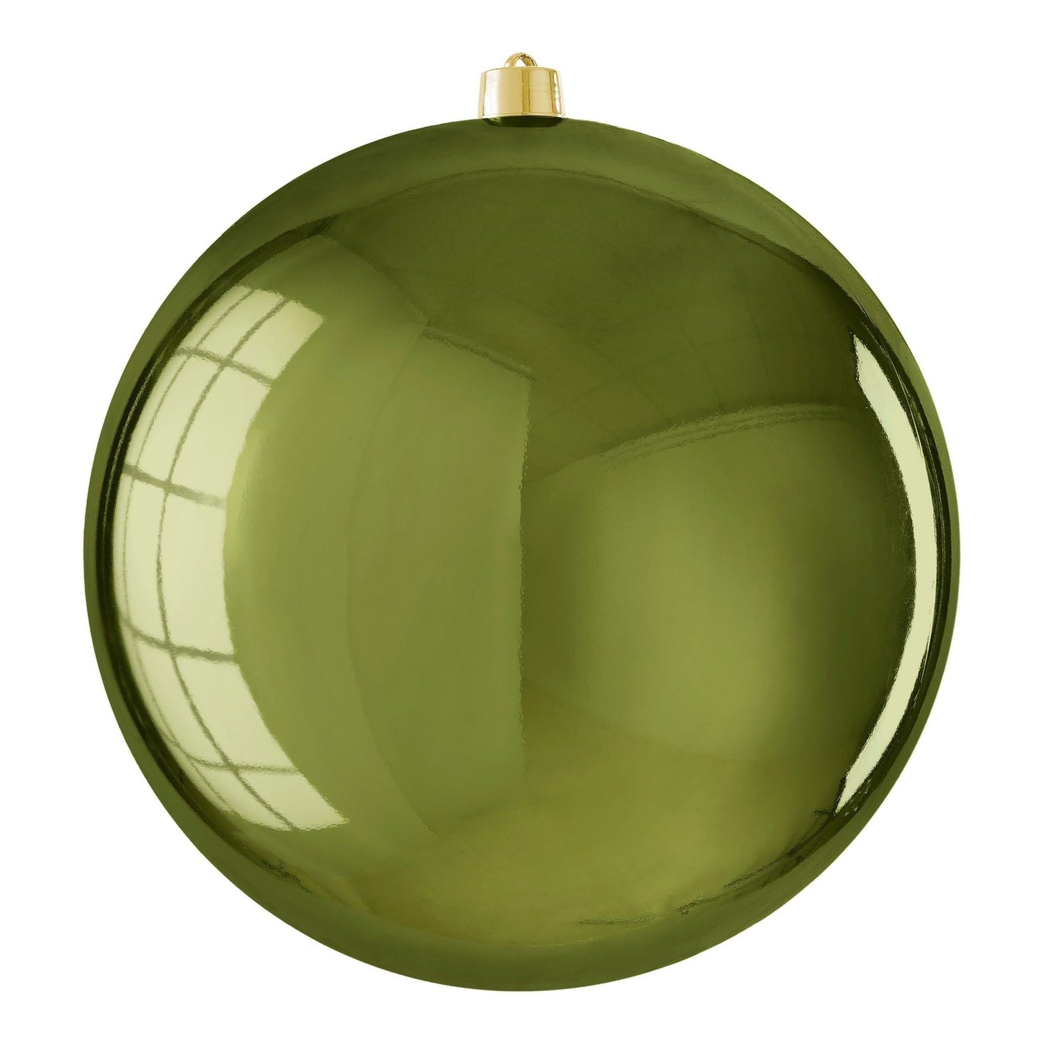 Mica Decorations Vaas Bauble - 50x50x50 cm - Polystryreen - Donker Groen