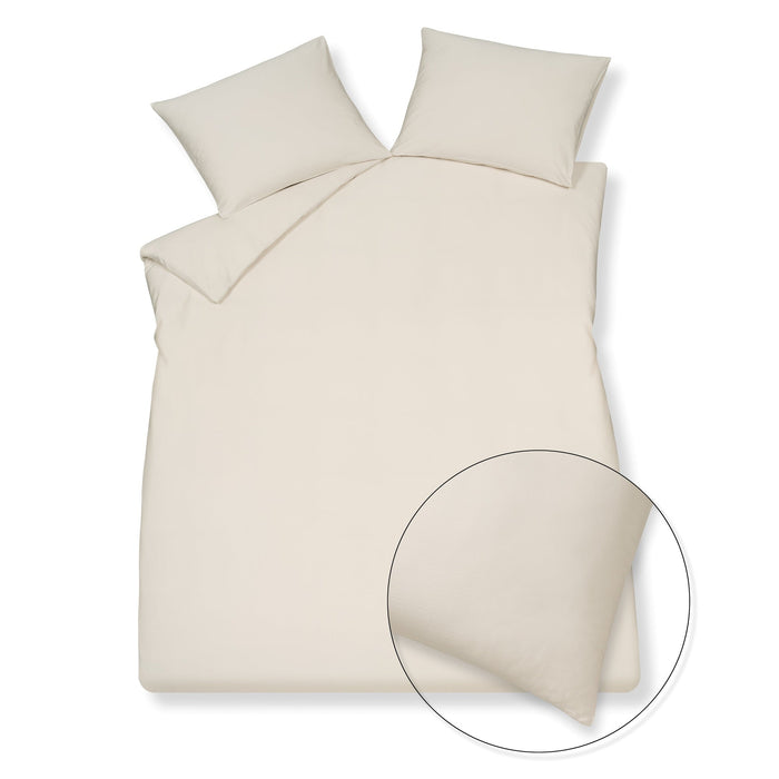 Pure 84 Dekbedovertrek Cream Tan | 200 x 200|220 cm | Ivoor | Beige
