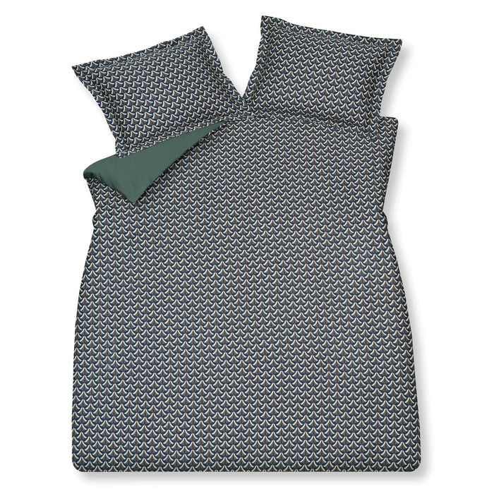 Jive Dekbedovertrek Oceanview | 140 x 200|220 cm | Groen | Blauw