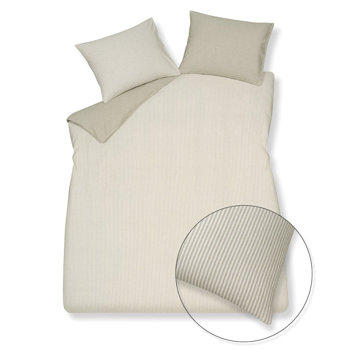 Home Salerno Dekbedovertrek Sage Green | 240 x 200|220 cm | Groen