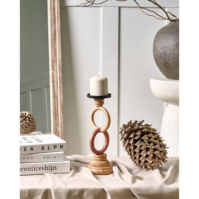 Beliani - WATERFORD - Kaarshouder - Meerkleurig - IJzer|Hout