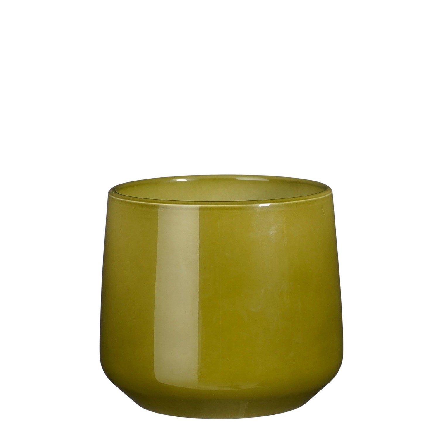 Mica Decorations Bloempot Amber - 17x17x15.5 cm - Keramiek - Groen