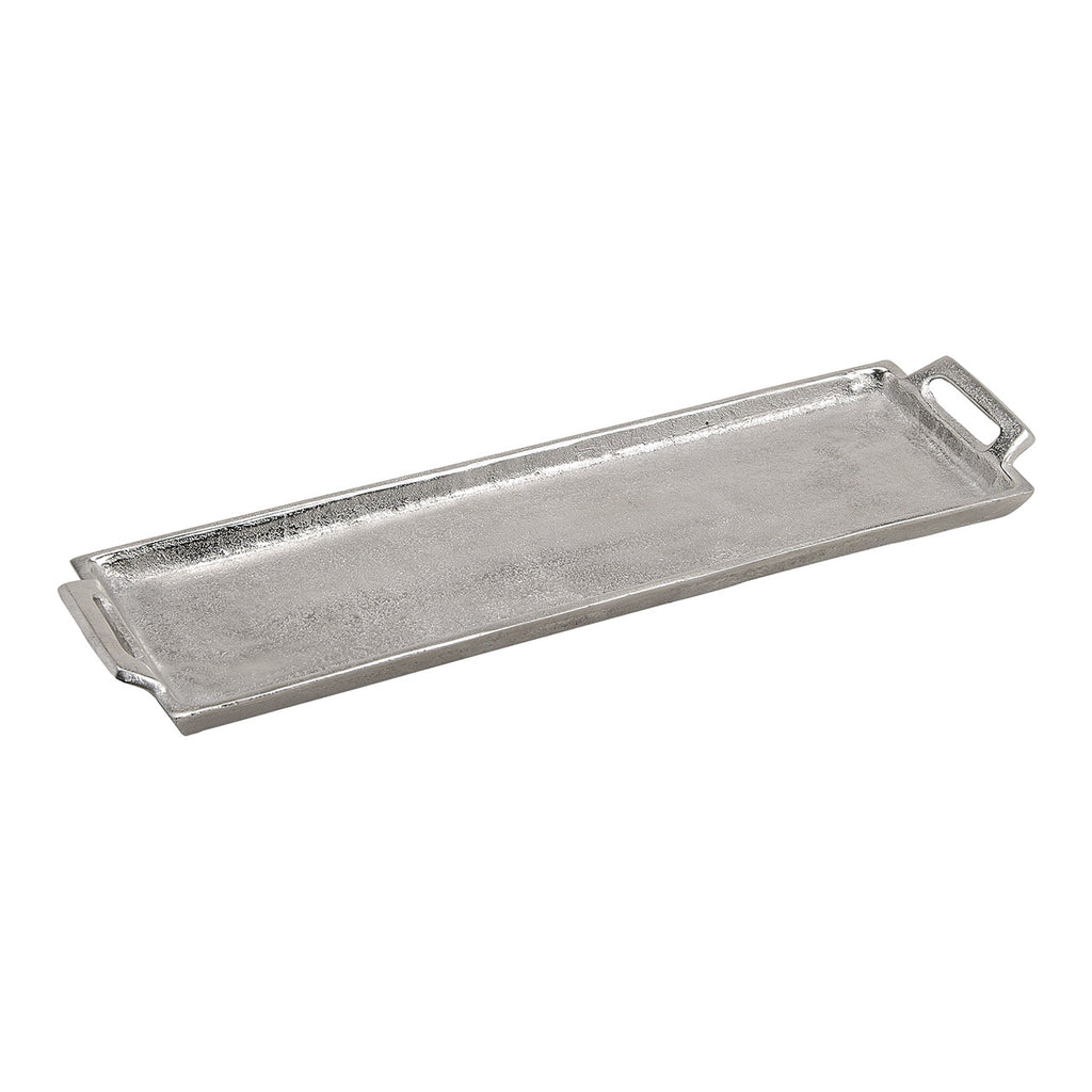 SVJ Plateau Dienblad - 13x44x3 cm - Metaal - Zilver