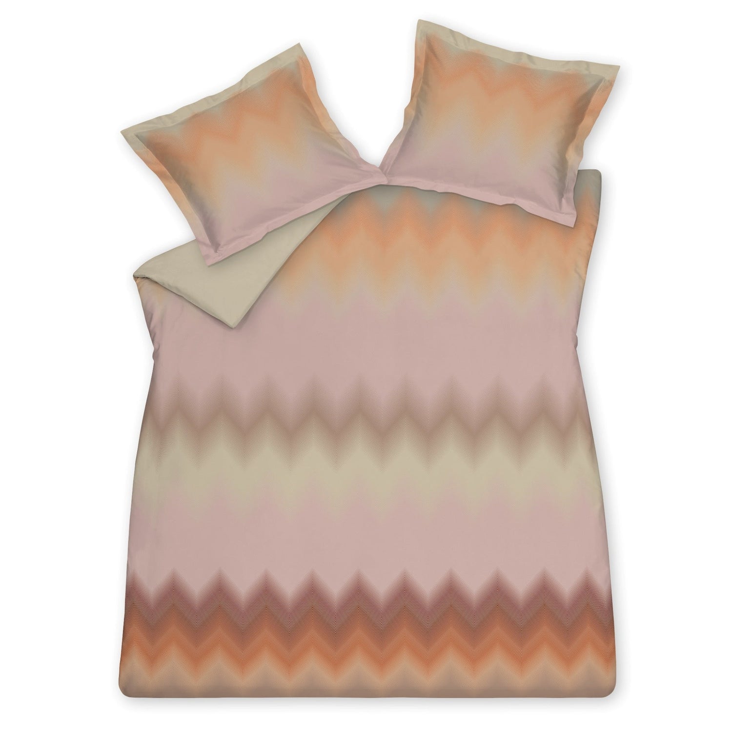 Dynamic Dekbedovertrek | 200 x 200|220 cm | Roze | Oranje