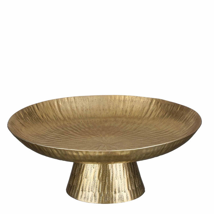 Mica Decorations Plateau Aspen - 35x35x14 cm - Aluminium - Champagne