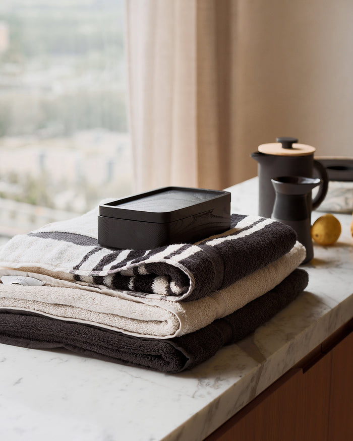 Pakketdeal: 7x Gastendoek Ontario Off | Zwart | Grijs | Wit | Katoen