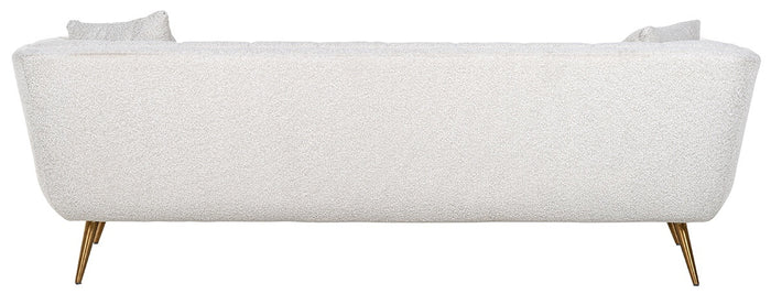 Richmond Interiors Huxley Bankstel Wit Bouclé