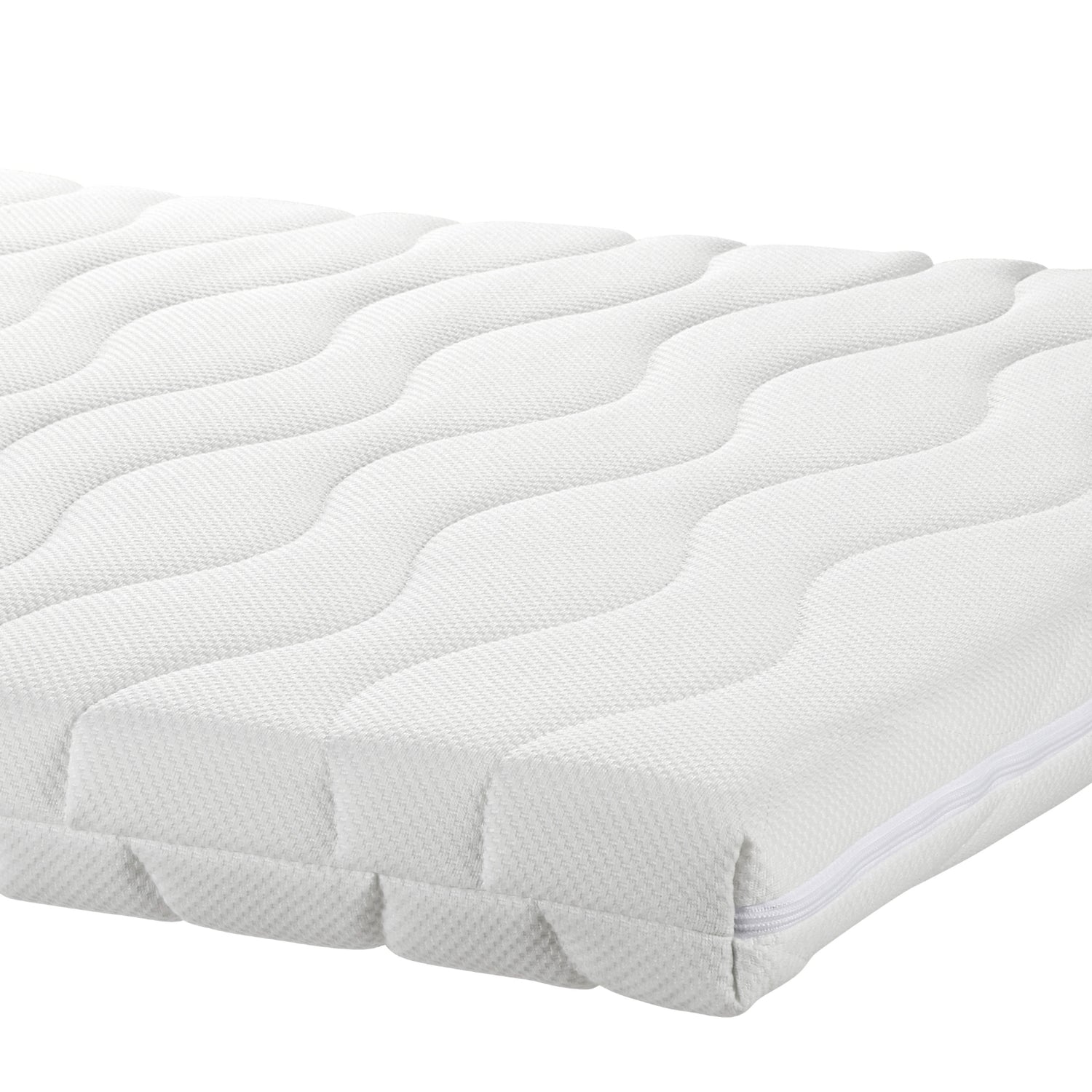 Topmatras HR Wit - Textiel - 180x8x200cm (BxHxD)