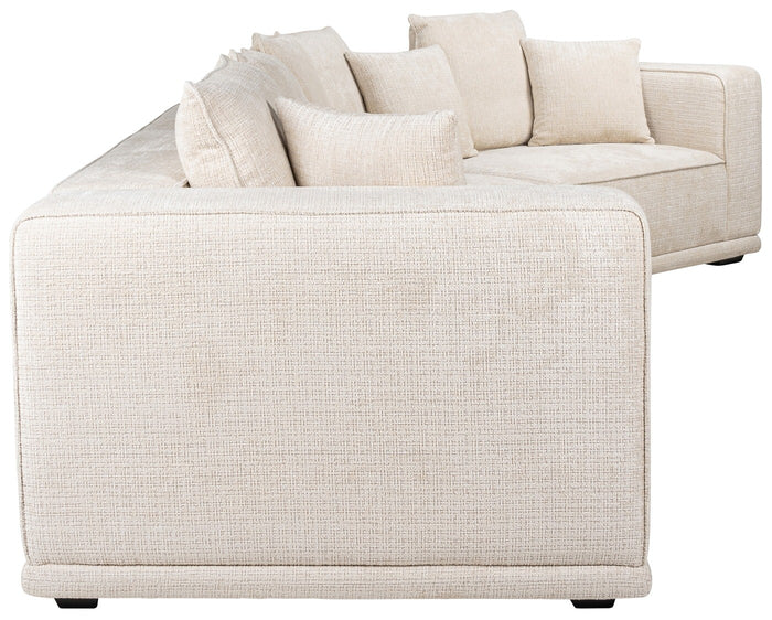 Richmond Interiors Lusso Beige Chenille 4-zits Bank