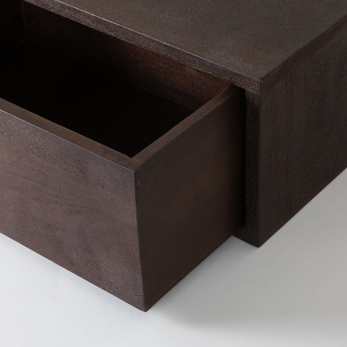 LABEL51 - Wandconsole Hover - Espresso Mangohout