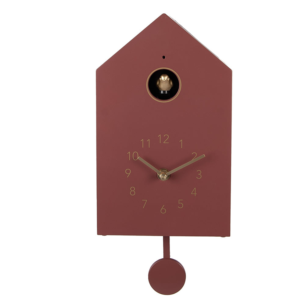 Gabriël Koekoeksklok 16x9x25 cm Roze Kunststof