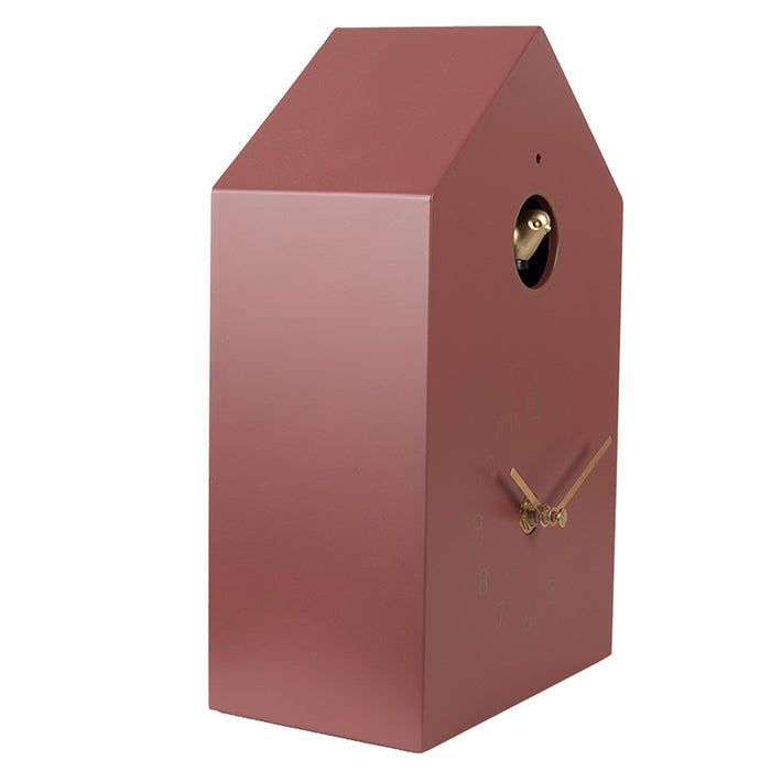 Gabriël Koekoeksklok 16x9x25 cm Roze Kunststof