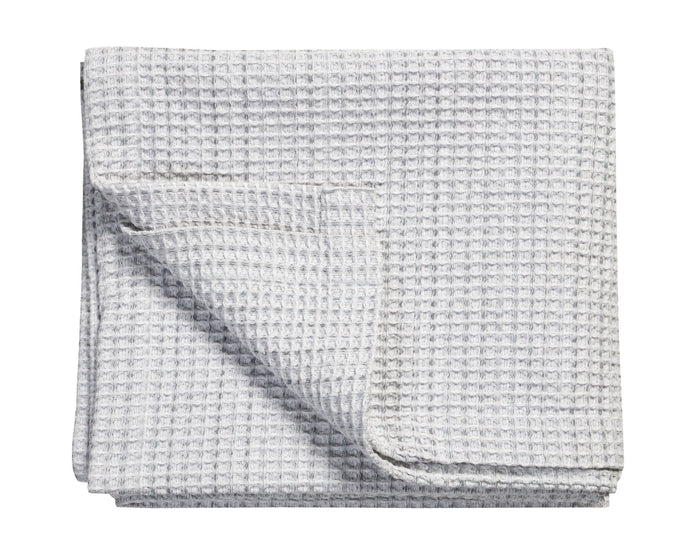 Bedsprei | Wafeldeken Pure 31 Grey | 260 x 260 cm | Grijs | Wit