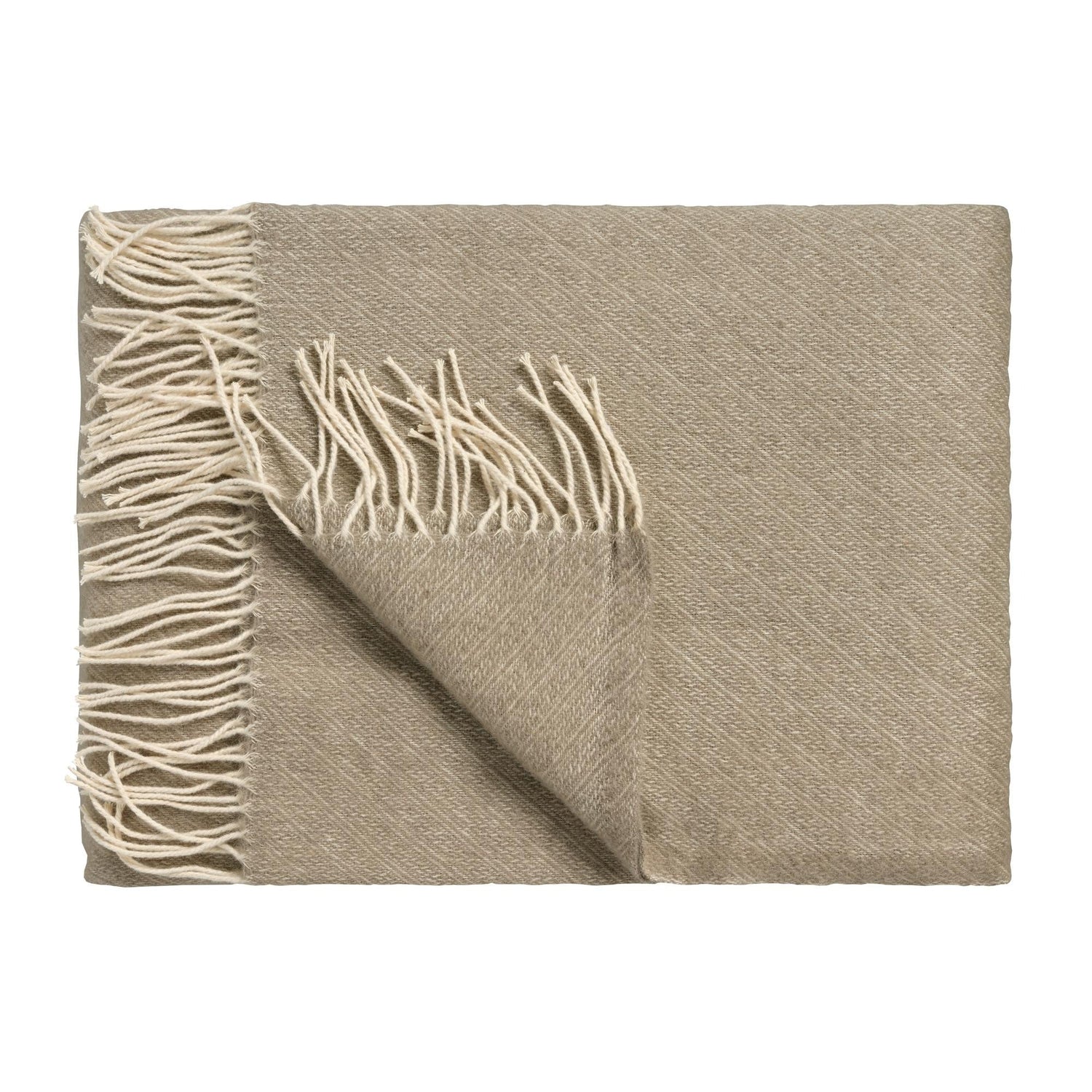 Home Benevento Plaid Hazel | 160 x 260 cm | Bruin | Katoen | Wol