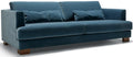 Sits Brandon Velvet Navy Blauw 3-zits Bank