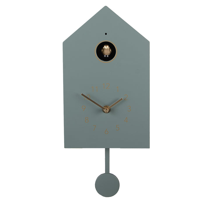 Gabriël Koekoeksklok 16x9x25 cm Groen Kunststof