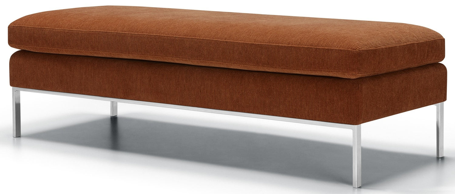 Sits Justus Voetenbank Oranje 123 x 65 cm