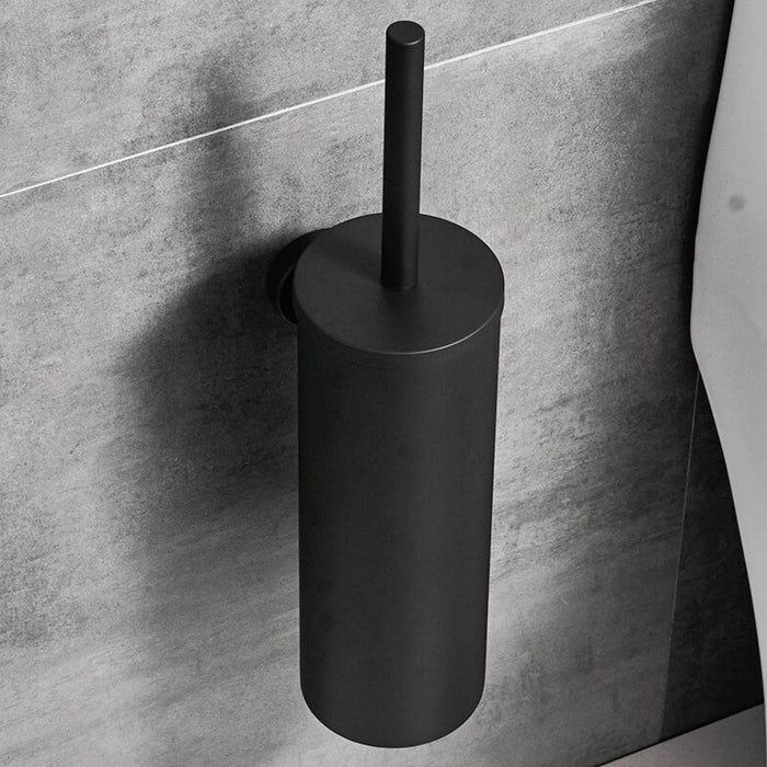 XIVADA Toilet set zwart - 4-delig - Hangend - Rvs - Zwart