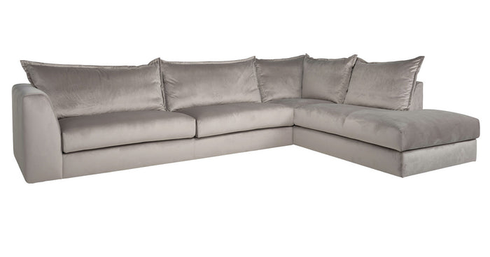 Richmond Interiors Roxanne 3-zits+Ottoman Ban  Rechts Khaki