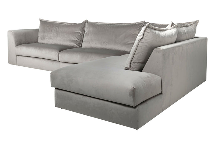 Richmond Interiors Roxanne 3-zits+Ottoman Ban  Rechts Khaki