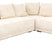 Richmond Interiors Lusso Beige Chenille Hoekbank
