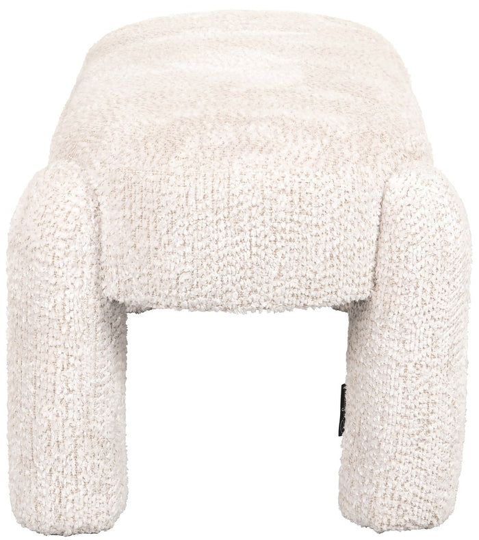 Richmond Interiors Holly Poef Lovely Creme 123 cm
