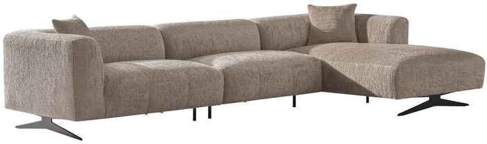 Richmond Interiors Hoxton Lovely Beige 3-zits Hoekbank Rechts