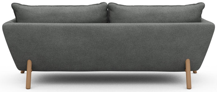 Kragelund Hasle 3-zits Bank Grijs Bouclé | Eiken