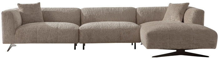 Richmond Interiors Hoxton Lovely Beige 3-zits Hoekbank Rechts