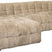 Richmond Interiors Merrol 2-Zits + Chaise Longue Links Desert Fusion