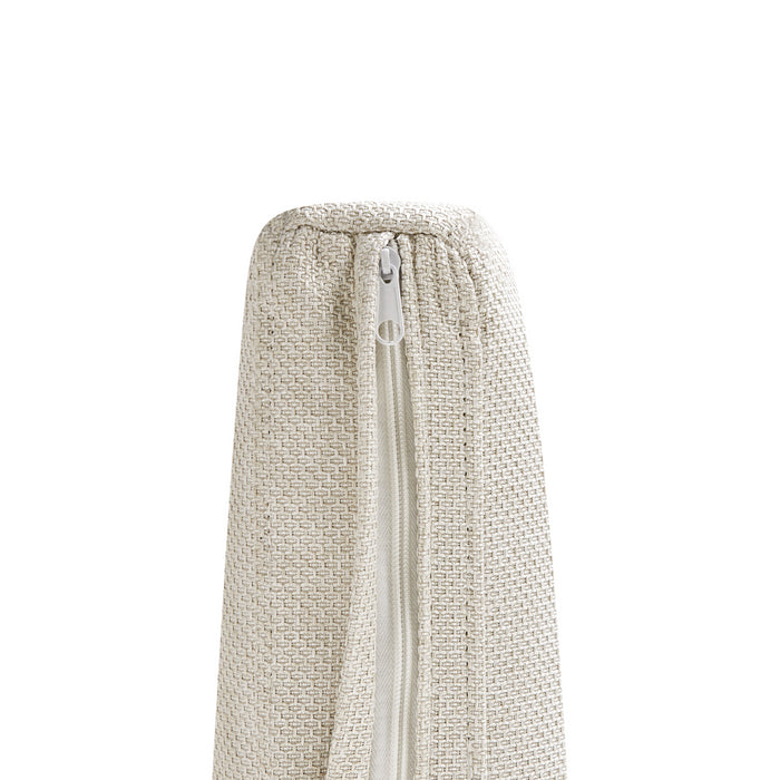 Beliani - EWRON - Chaise longue - Lichtbeige - Linkszijdig - Stof