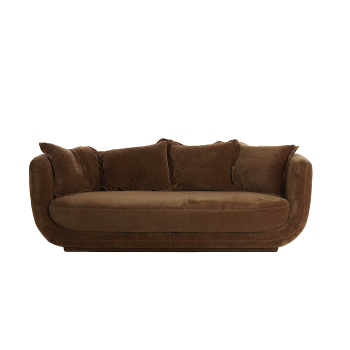 Light & Living - Bank BRAILA - 236x105x80cm -Bruin