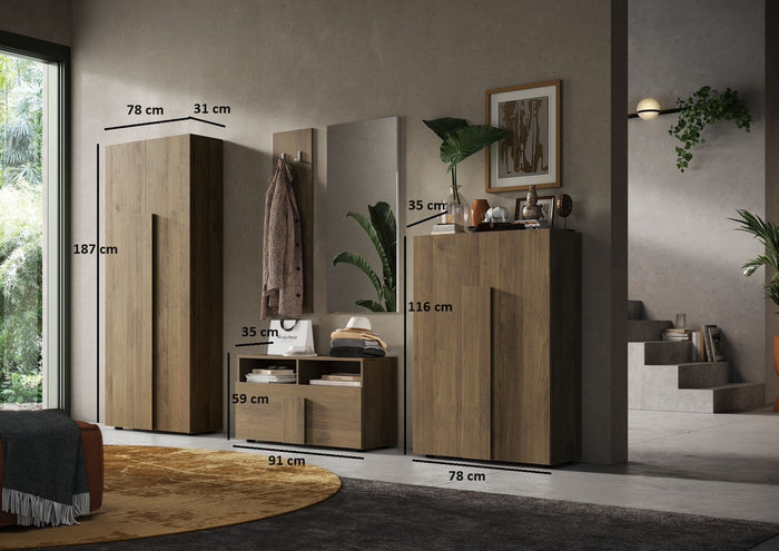 Benvenuto Design Jupiter Mercure Eiken Halbank