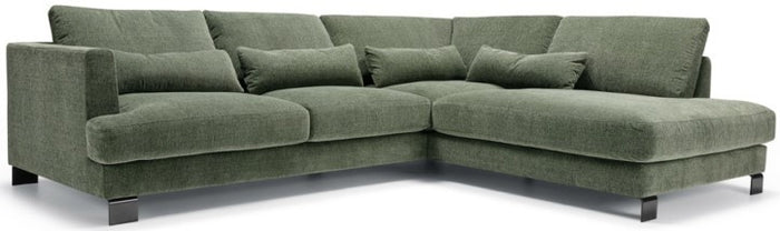 Sits Brandon Groen 2-zits Hoekbank Rechts