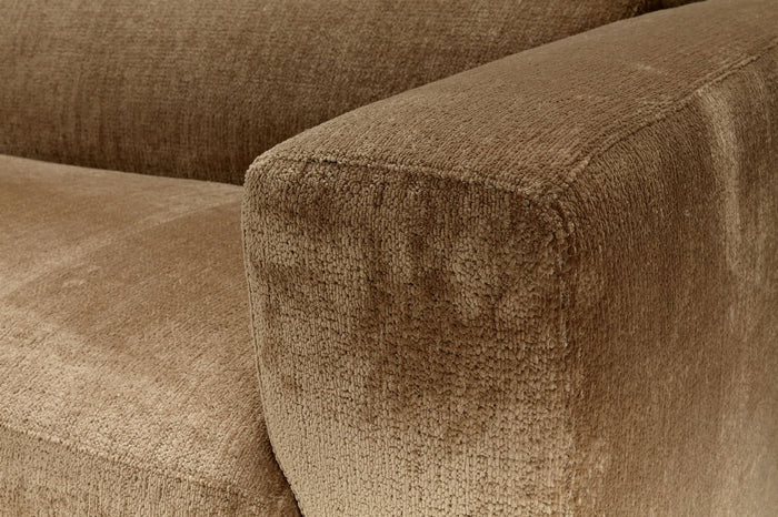 Sits Annie 3-Zits + Chaise Lounge Goud Beige Rechts|Links