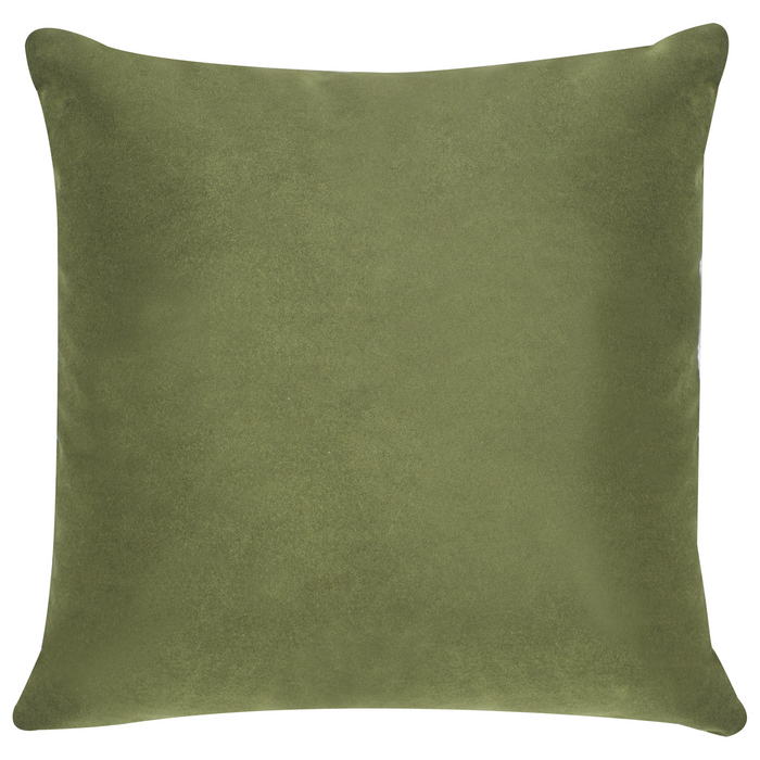 Beliani - LUVOS - Driezitsbank - Groen - Fluweel