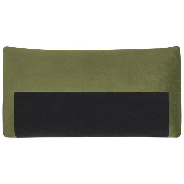 Beliani - LUVOS - Driezitsbank - Groen - Fluweel