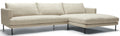 Sits Britt 2.5-Zits Bank + Chaiselongue Flax Natur