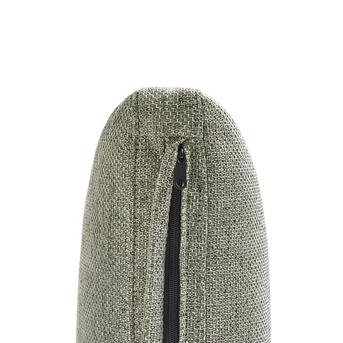 Beliani - EWRON - Chaise longue - Olijfgroen - Linkszijdig - Stof