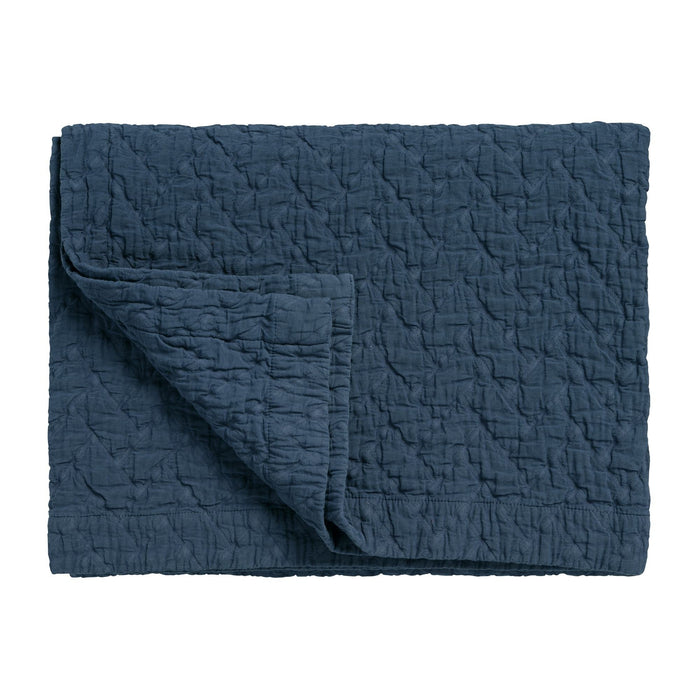 Pure Sprei Blue Ink | 180 x 260 cm | Blauw | Katoen