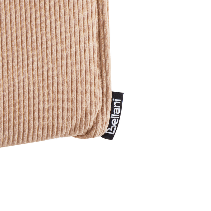 Beliani - VINITA - Poef - Beige - Corduroy