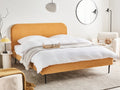 Beliani - FLAYAT - Tweepersoonsbed - Oranje - 160 x 200 cm - Corduroy