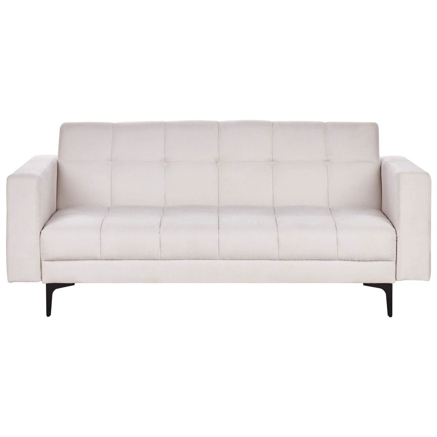 Beliani - ALNES - Slaapbank - Gebroken wit - Polyester